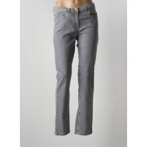 ZERRES - Jeans coupe droite gris en coton - Femme - Taille 38 - Modz