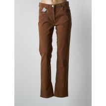ZERRES - Pantalon slim marron en lyocell - Femme - Taille 40 - Modz