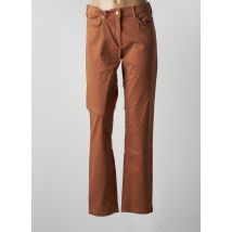 ZERRES - Pantalon droit marron en lyocell - Femme - Taille 40 - Modz