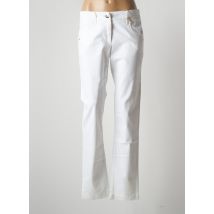 ZERRES - Jeans coupe slim blanc en coton pour femme - Taille 42 - Modz