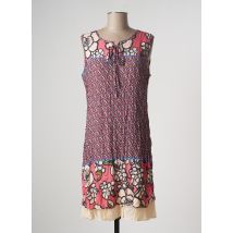 SOGGO - Robe mi-longue rose en polyester - Femme - Taille 38 - Modz
