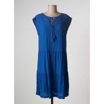LILI & CAROLINE - Robe mi-longue bleu en viscose - Femme - Taille 36 - Modz