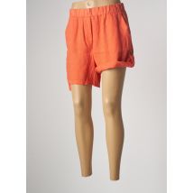 LILI & CAROLINE - Short orange en lin - Femme - Taille 38 - Modz