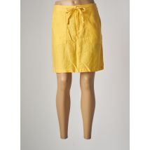 C'EST BEAU LA VIE - Jupe courte jaune en lin - Femme - Taille 36 - Modz