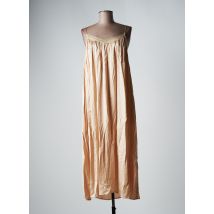 SEE U SOON - Robe mi-longue beige en viscose - Femme - Taille 36 - Modz