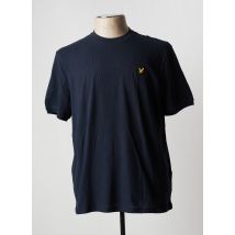 LYLE & SCOTT - T-shirt bleu en coton pour homme - Taille XXL - Modz