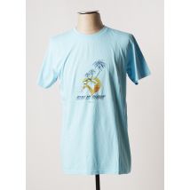 KULTE - T-shirt bleu en coton - Homme - Taille S - Modz