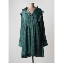 LILI & LALA - Robe mi-longue vert en polyester - Femme - Taille 40 - Modz