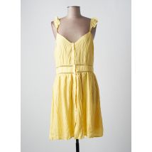 ADILYNN - Robe mi-longue jaune en viscose - Femme - Taille 40 - Modz