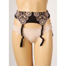 LOUISA BRACQ - Guêpière/Porte-jarretelle noir en polyamide - Femme - Taille 40 - Modz