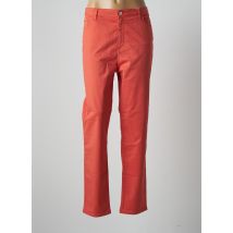 FRED SABATIER - Pantalon droit orange en coton - Femme - Taille 48 - Modz