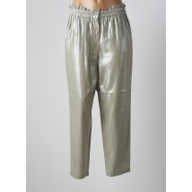MARC AUREL - Pantalon droit vert en lyocell - Femme - Taille 44 - Modz