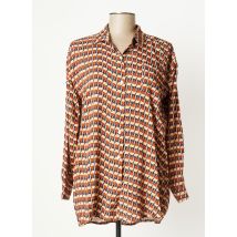 LEÏ-1984 - Chemisier marron en viscose - Femme - Taille 36 - Modz