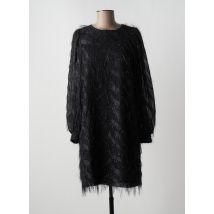 SUMMUM - Robe mi-longue noir en polyester - Femme - Taille 40 - Modz
