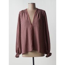 JANE WOOD - Blouse marron en polyester - Femme - Taille TU - Modz
