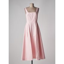 SPORTMAX - Robe longue rose en coton pour femme - Taille 38 - Modz