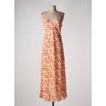 MAXMARA - Robe longue orange en soie - Femme - Taille 40 - Modz