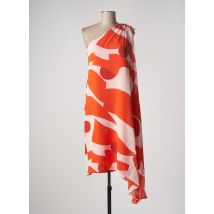 MAXMARA - Robe mi-longue orange en soie - Femme - Taille 38 - Modz