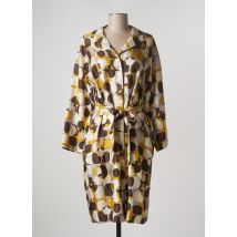 MAXMARA - Robe mi-longue jaune en soie - Femme - Taille 40 - Modz