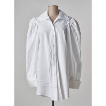 SPORTMAX - Robe courte blanc en coton pour femme - Taille 42 - Modz