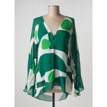 MAXMARA - Tunique manches longues vert en soie - Femme - Taille 38 - Modz