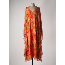 MAXMARA - Robe longue orange en soie - Femme - Taille 44 - Modz