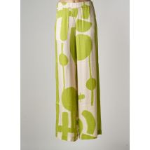 PIER ANTONIO GASPARI - Pantalon large vert en viscose - Femme - Taille 36 - Modz