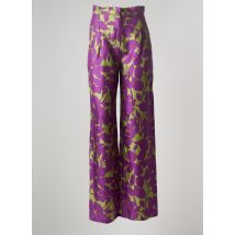 MAXMARA - Pantalon large violet en soie pour femme - Taille 36 - Modz