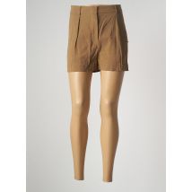 SPORTMAX - Short marron en viscose - Femme - Taille 34 - Modz