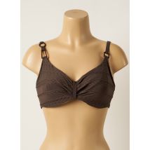 CHANTELLE - Haut de maillot de bain marron en polyamide - Femme - Taille 100E - Modz