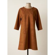 THALASSA - Robe courte marron en polyester - Femme - Taille 40 - Modz