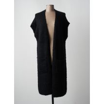 RINO & PELLE - Gilet manches courtes noir en acrylique - Femme - Taille 40 - Modz
