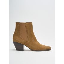 WHAT FOR - Bottines/Boots marron en cuir pour femme - Taille 39 - Modz