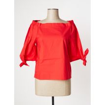 ANONYME DESIGNERS - Blouse rouge en coton - Femme - Taille 38 - Modz