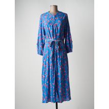 POM AMSTERDAM - Robe longue bleu en viscose - Femme - Taille 38 - Modz
