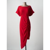 FRANK LYMAN - Robe mi-longue rouge en polyester pour femme - Taille 38 - Modz