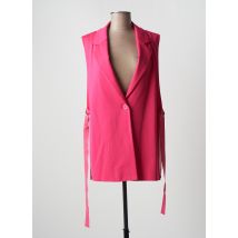 ANNA SERAVALLI - Blazer rose en viscose - Femme - Taille 38 - Modz