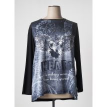 SEE YOU - Tunique manches longues noir en viscose - Femme - Taille 62 - Modz