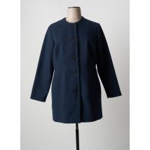ZELI - Manteau long bleu en polyester - Femme - Taille 48 - Modz