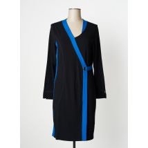 MALOKA - Robe mi-longue noir en viscose pour femme - Taille 40 - Modz