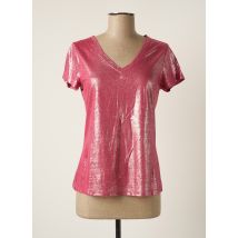 MALOKA - Top rose en lin pour femme - Taille 34 - Modz