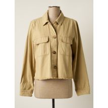 ESPRIT - Veste en jean beige en coton - Femme - Taille 38 - Modz