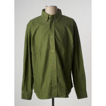 OUTLAND - Chemise manches longues vert en coton - Homme - Taille M - Modz