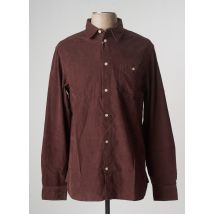 KNOWLEDGE COTTON APPAREL - Chemise manches longues marron en coton - Homme - Taille XS - Modz