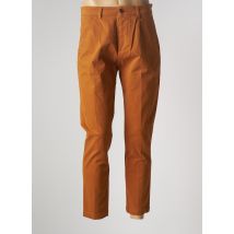 HAIKURE - Pantalon chino marron en coton - Homme - Taille W34 - Modz