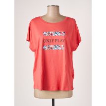 ONLY PLAY - T-shirt orange en coton pour femme - Taille 34 - Modz