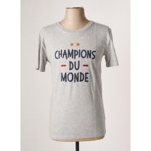 MONSIEUR TSHIRT - T-shirt gris en coton - Homme - Taille S - Modz