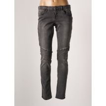 BLEND SHE - Jeans skinny gris en coton - Femme - Taille TU - Modz