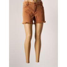 BLEND SHE - Short marron en coton pour femme - Taille W34 - Modz