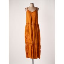 LOUISE MISHA - Robe longue marron en viscose - Femme - Taille 36 - Modz